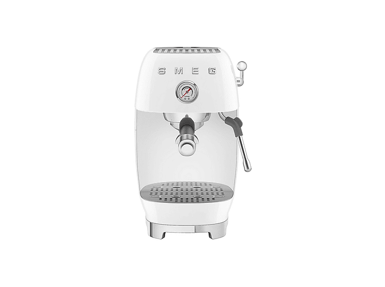 SMEG ECF03WHEU — Cafetera espresso, 1650 W, Blanco, 15 bar, 2 tazas, vista 3