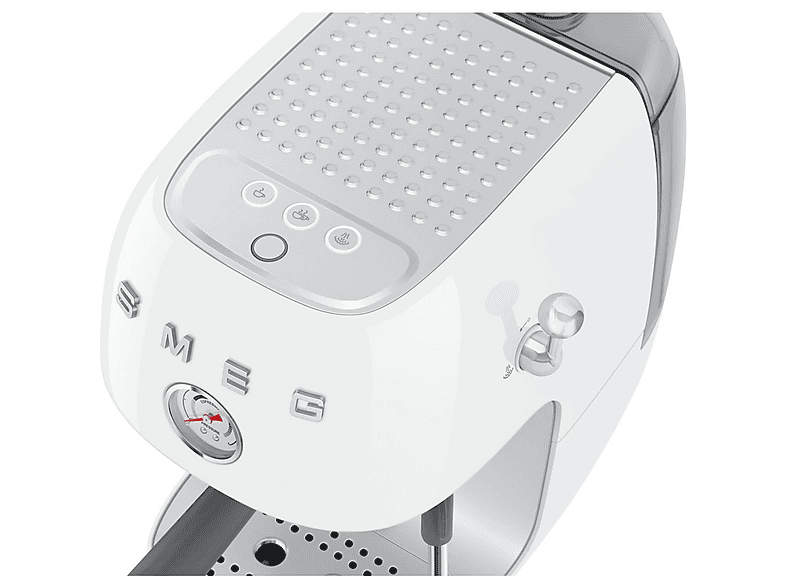 SMEG ECF03WHEU — Cafetera espresso, 1650 W, Blanco, 15 bar, 2 tazas, vista 9