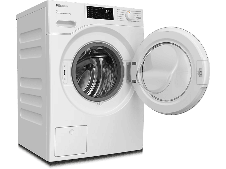MIELE WWD380 WCS — Lavadora carga frontal, 9 kg, 11 programas, 1400 rpm, Blanco Loto, vista 3