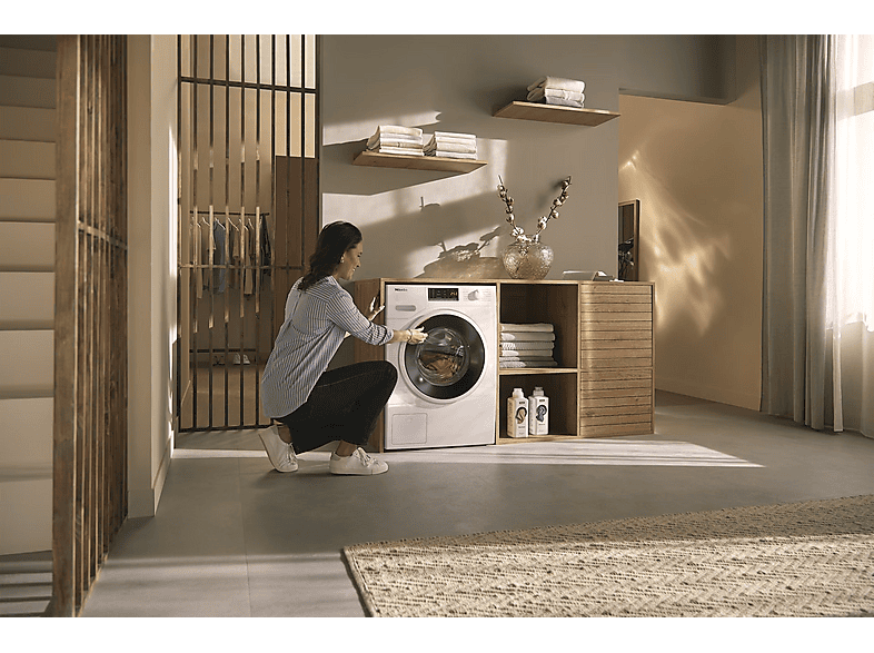 MIELE WWA120 WCS — Lavadora carga frontal, 8 kg, 12 programas, 1400 rpm, CapDosing, vista 5