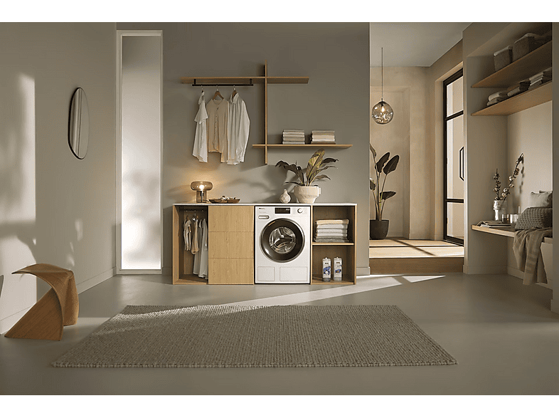 MIELE WWG880 WCS PWash&TDos&Steam — Lavadora carga frontal, 9 kg, 1400 rpm, 11 Programas, SteamCare, vista 4