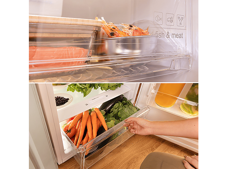 CECOTEC Bolero CoolMarket 2D 255 NF White E — Frigorífico dos puertas, 169.5 cm, Blanco, No Frost, Capacidad 255 l, vista 8