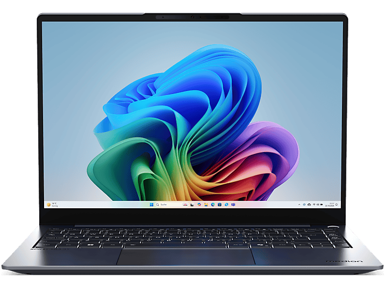 MEDION SPRCHRGD 14 S2 MD62722 Copilot+ PC — Portátil, 32GB RAM, 1TB SSD, 14" 2.8K, Intel® Core™ Ultra 7 258V 47 TOPS