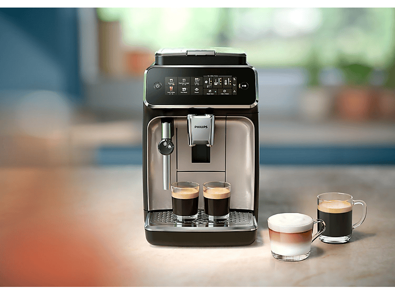 PHILIPS 3300 Series EP3321/40 — Cafetera superautomática, 1500 W, Negro, Tecnología AquaClean, 2 tazas, vista 6