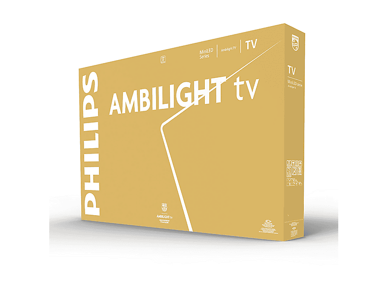 PHILIPS Ambilight TV 65MLED920 4K QD MiniLED 164cm 65" Smart TV Dolby Vision y Dolby Atmos Titan OS — TV Mini LED 65", Negro, vista 17