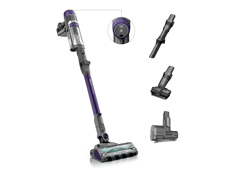 SHARK PowerDetect IP1251EUT — Aspirador escoba, 380 W, 70 min Autonomía, 3 Velocidades, Pantalla LED, vista 4