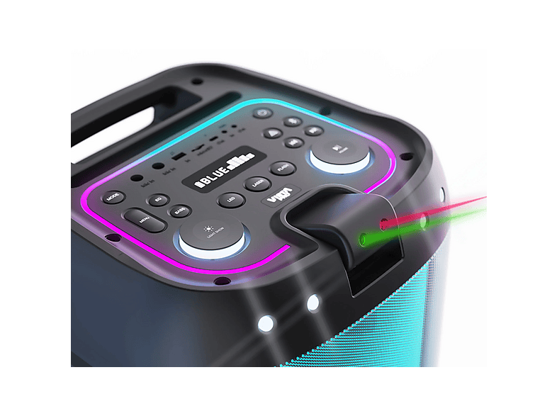 VIETA Pro Party 330 — Altavoz de gran potencia, 120 W, Bluetooth, Luces, Negro, vista 3