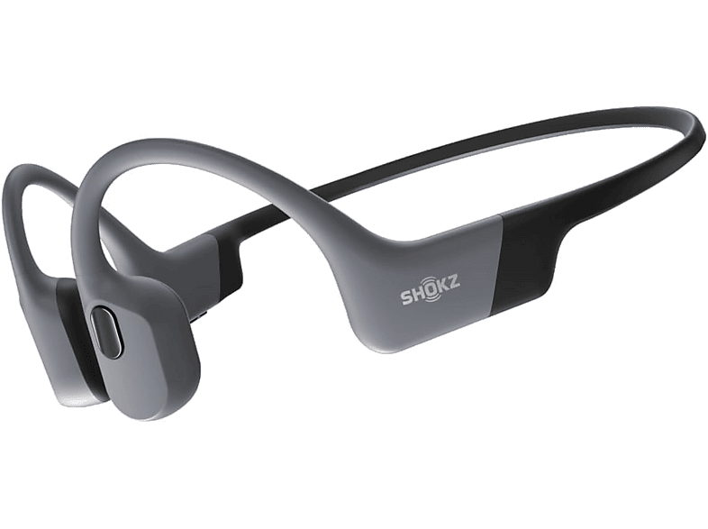 SHOKZ OpenSwim Pro — Auriculares conducción ósea, Gris, Banda para el cuello, Bluetooth/MP3, Carga por USB-C