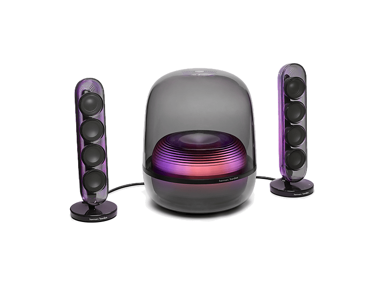 HARMAN KARDON SoundSticks 5 — Altavoz bluetooth, 190W RMS, Bluetooth, Negro, Conectividad HDMI ARC