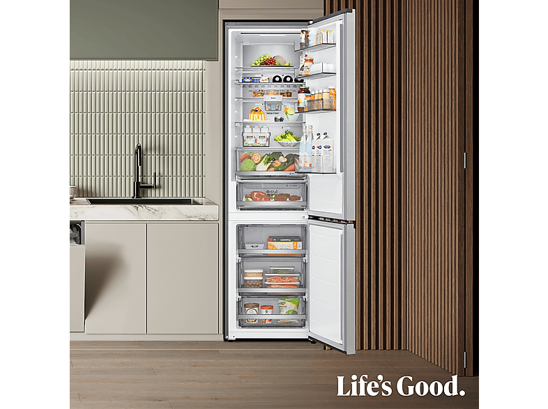 LG GBBS726BPY — Frigorífico combi, 203 cm, Total No Frost, 375 l, Inox antihuellas, vista 14