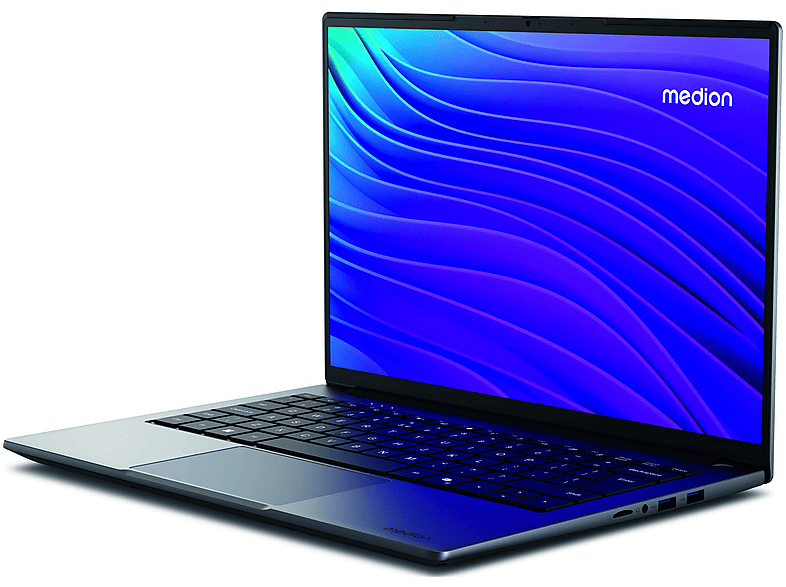 MEDION Avantum 14 E1e — Portátil, 8GB RAM, 256GB SSD, 14" Full-HD, Intel® Celeron® N4500, vista 2