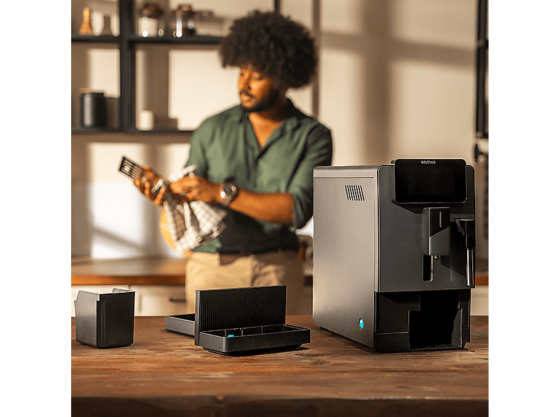 CECOTEC Cremmaet Steam — Cafetera superautomática, 1300W, Depósito 1.1L, Vaporizador, Negro, vista 8