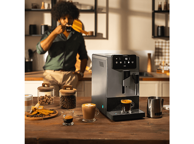 CECOTEC Cremmaet Steam — Cafetera superautomática, 1300W, Depósito 1.1L, Vaporizador, Negro, vista 11