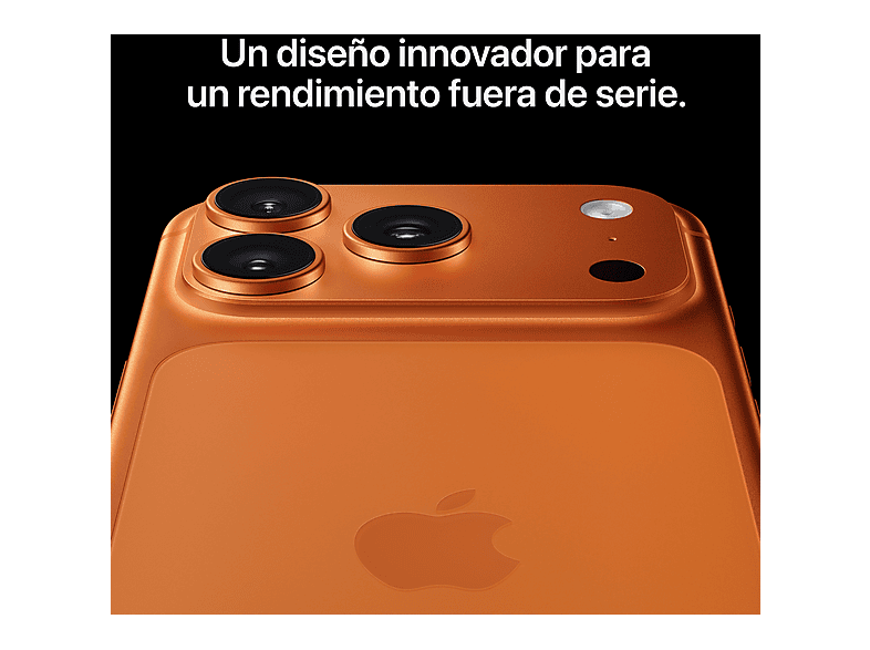 APPLE iPhone 17 Pro Max — Smartphone, 512 GB, Naranja cósmico, 5G, 6.9" OLED Super Retina XDR, vista 5