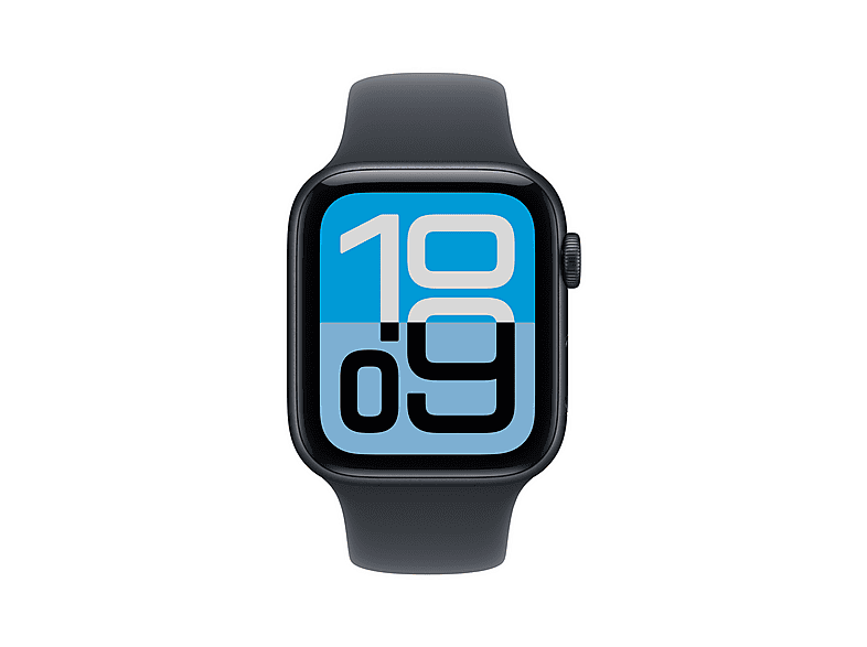 APPLE Watch SE 3 (2025) — Smartwatch, 44 mm, GPS, Caja de aluminio Medianoche, Correa deportiva Medianoche, vista 2
