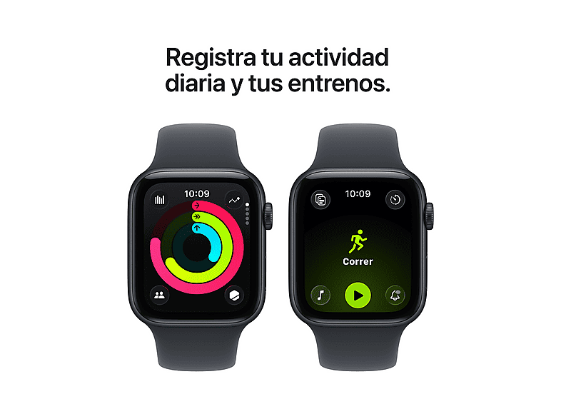 APPLE Watch SE 3 (2025) — Smartwatch, 44 mm, GPS, Caja de aluminio Medianoche, Correa deportiva Medianoche, vista 6