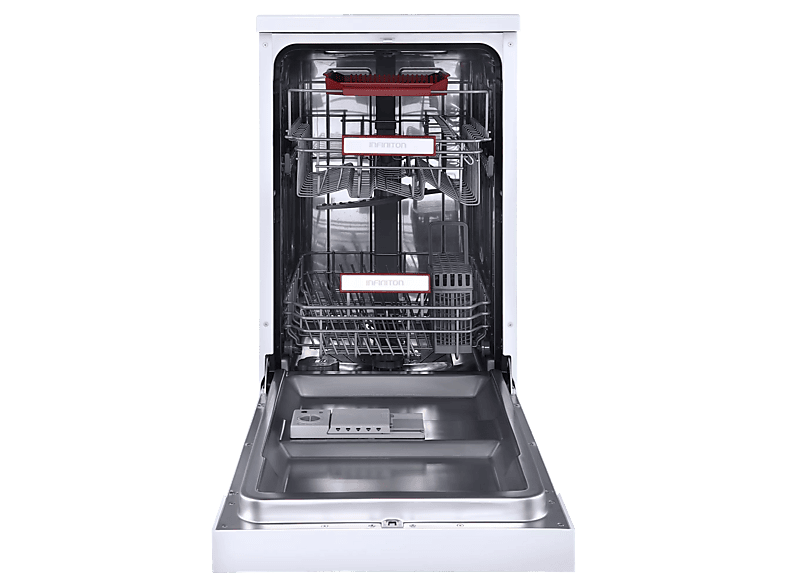 INFINITON DIW-4510WD3 — Lavavajillas, 44.8 cm Ancho, Blanco, 10 Servicios, 7 Programas, vista 4