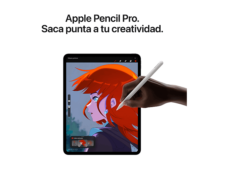 APPLE iPad Pro (2025) — Tablet, 265GB, Plata, 11", Chip M5, vista 6