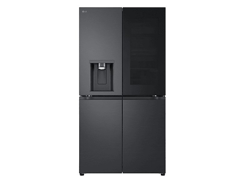 LG InstaView GMG961EVKE — Frigorífico americano, Altura 1792 mm, No Frost, Dinámico (con ventilador), Capacidad 637 l