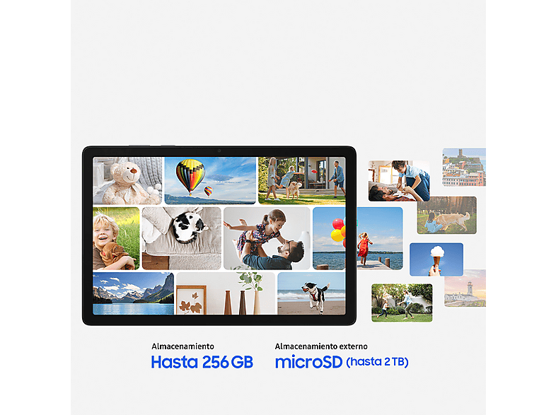 SAMSUNG Galaxy Tab A11+ — Tablet, 6 GB RAM, 128 GB, Gris, 5G, vista 4