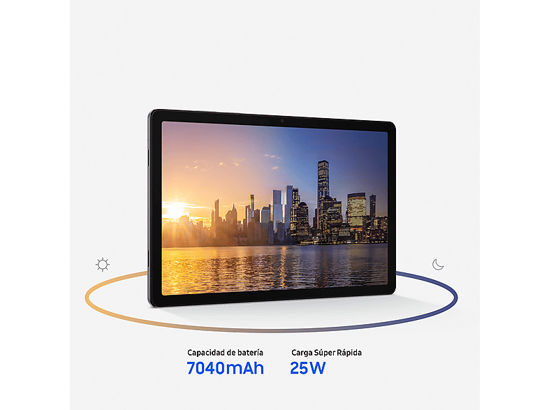 SAMSUNG Galaxy Tab A11+ — Tablet, 6 GB RAM, 128 GB, Gris, 5G, vista 5