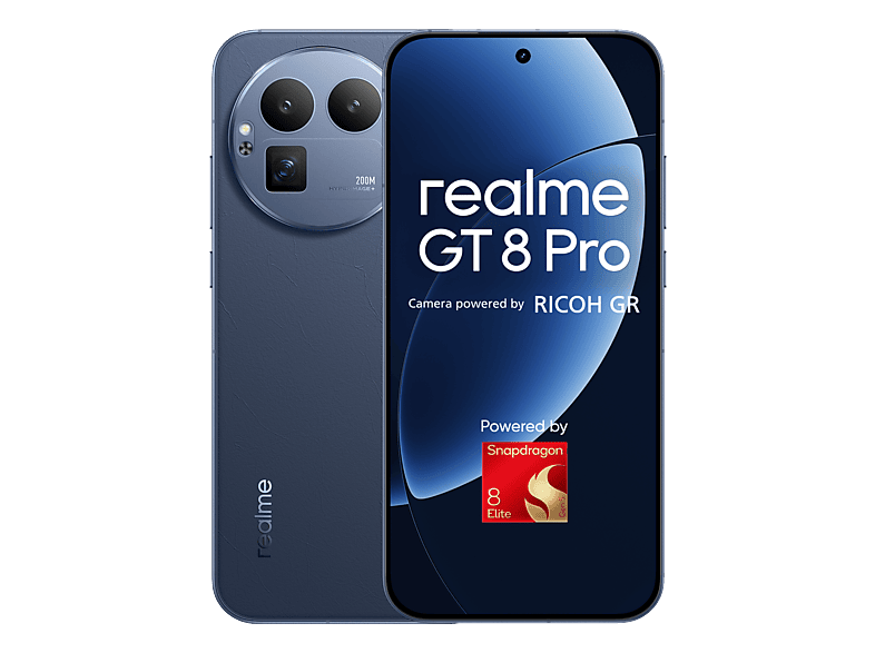 REALME GT8 Pro — Smartphone, Azul, 256GB, 12GB RAM, 6.79" AMOLED 144Hz