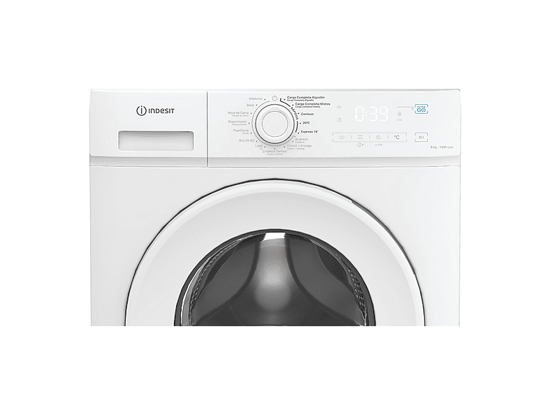 INDESIT IMA 864 MY TIME SPT — Lavadora carga frontal, 8 kg, Blanco, vista 5