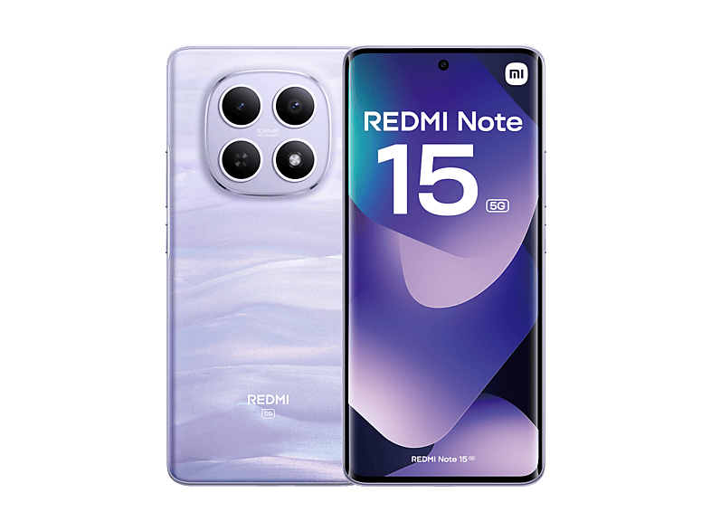 XIAOMI Redmi Note 15 5G — Smartphone, Púrpura, 256 GB, 8 GB RAM, 5520 mAh