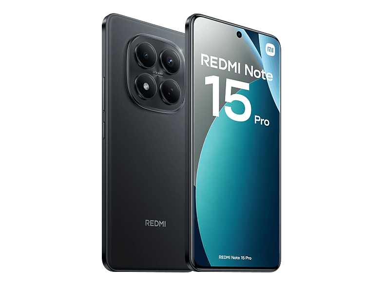 XIAOMI Redmi Note 15 Pro — Smartphone, Negro, 256 GB, 8 GB RAM, 6500 mAh, vista 4