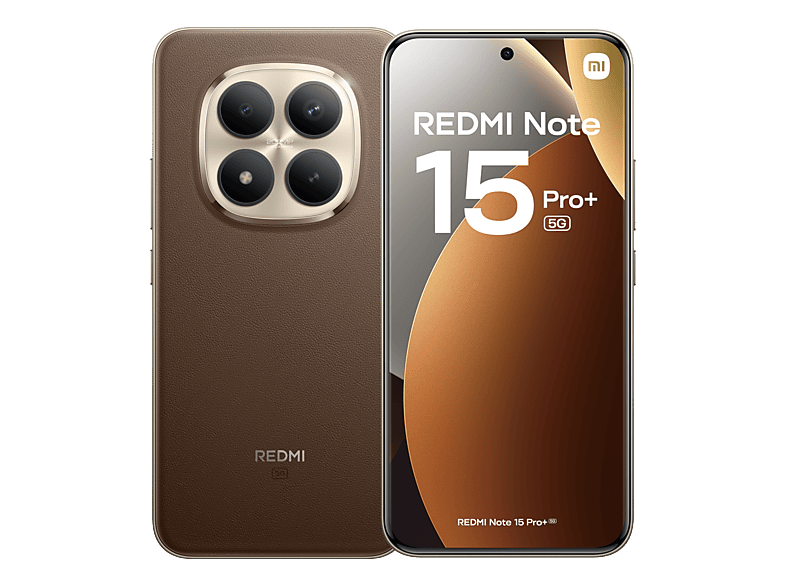 XIAOMI Redmi Note 15 Pro+ — Smartphone, 256 GB, 8 GB RAM, 6500 mAh, Mocha brown