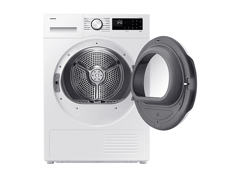 SAMSUNG DV90DG52A0TE — Secadora bomba de calor, Eléctrico, 14 programas, Blanco
