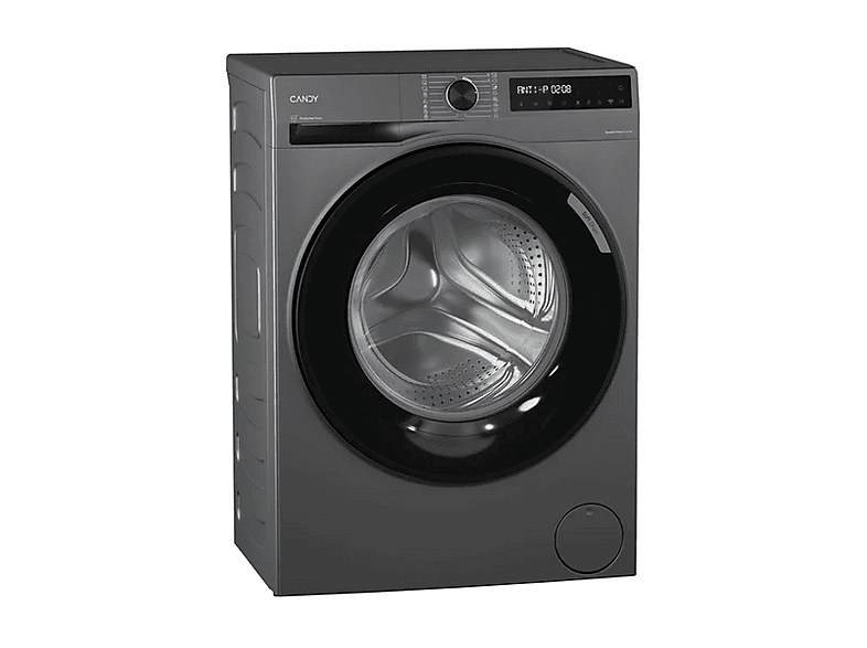CANDY BR 48SBL6G-S — Lavadora carga frontal, 8 kg, Inverter, Plata, 1400 rpm, vista 3