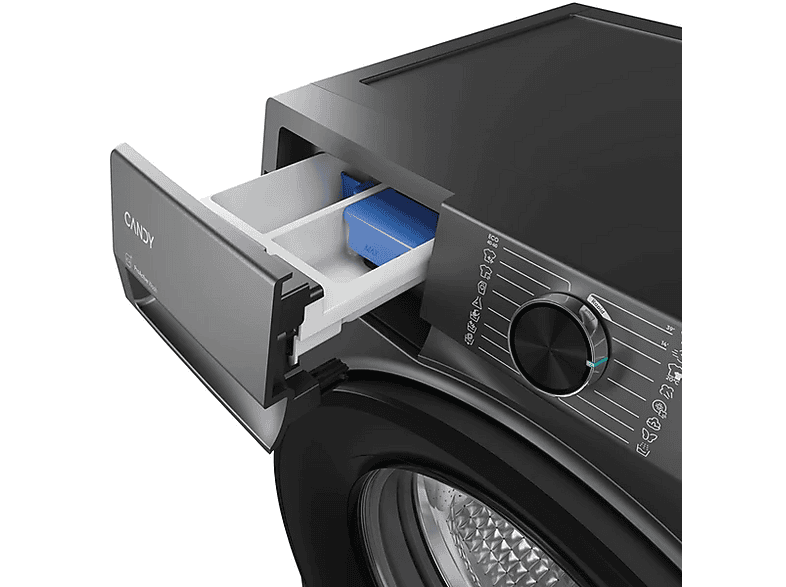 CANDY BR 48SBL6G-S — Lavadora carga frontal, 8 kg, Inverter, Plata, 1400 rpm, vista 7