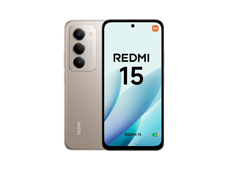 XIAOMI Redmi 15 — Smartphone, Grey, 256 GB, 8 GB RAM, 7000 mAh