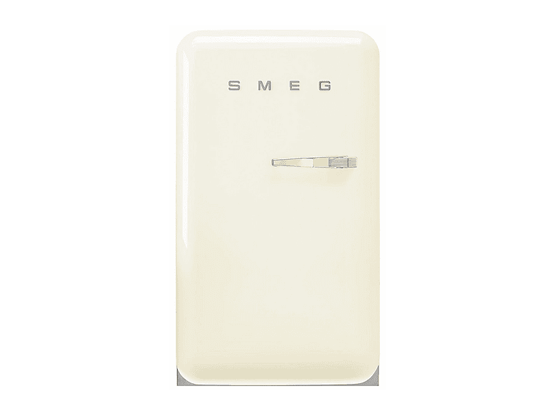 SMEG FAB10LCR6 — Nevera pequeña, Estático, Altura 97 cm, Beige, Capacidad 122 l