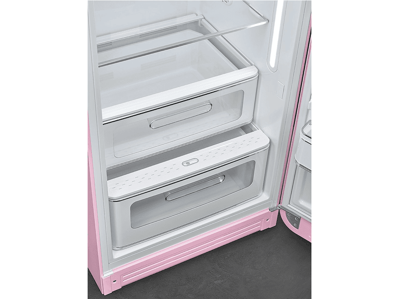 SMEG FAB28RPK6 — Frigorífico una puerta, Altura 153 cm, Rosa, Dinámico (con ventilador), Capacidad 270 l, vista 5