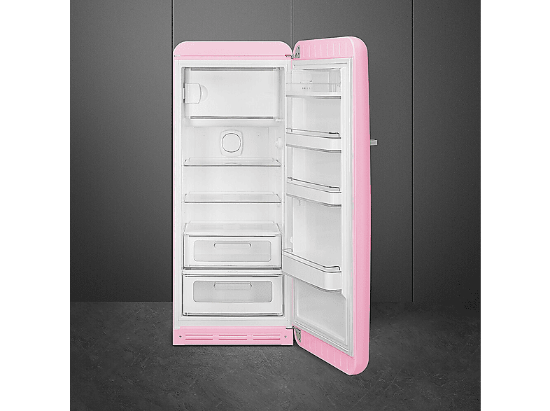 SMEG FAB28RPK6 — Frigorífico una puerta, Altura 153 cm, Rosa, Dinámico (con ventilador), Capacidad 270 l, vista 8
