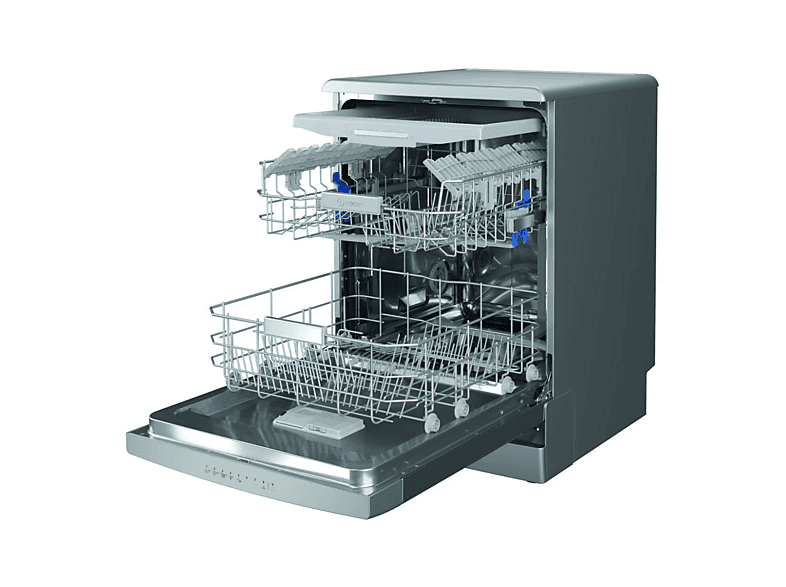 INDESIT I0FD651X — Lavavajillas integrable 60 cm, 14 servicios, 10 programas, 598 mm, Grey, vista 3