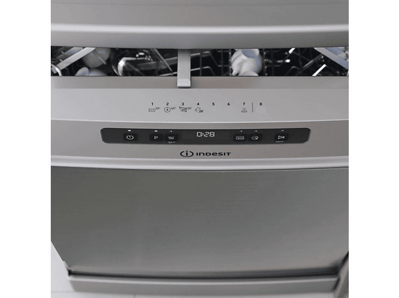INDESIT I0FD651X — Lavavajillas integrable 60 cm, 14 servicios, 10 programas, 598 mm, Grey, vista 5