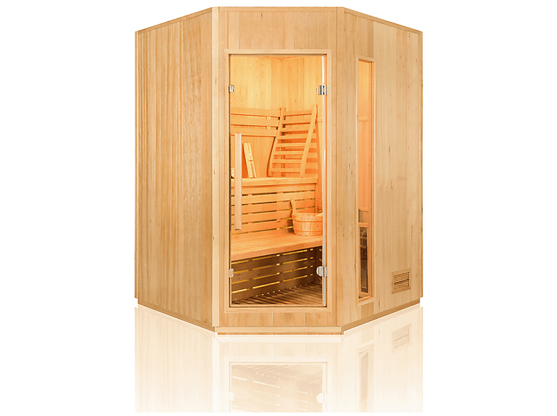 MPC SINED-SAUNAVAPORE-ZEN_3C — Sauna Finlandesa, Marrón, vista 4