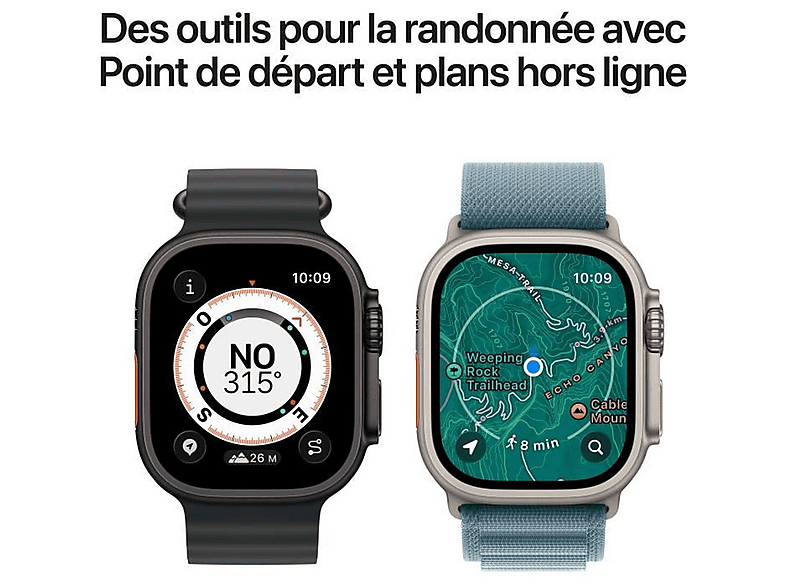APPLE Watch Ultra 3 — Smartwatch, Titanio, Negro, vista 6