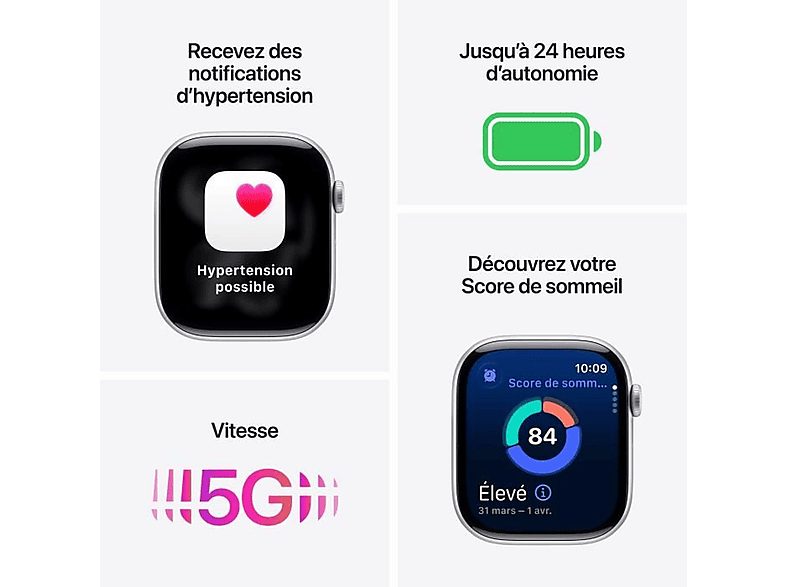 APPLE Watch Series 11 — Smartwatch, Aluminio, Negro, S/M, vista 3