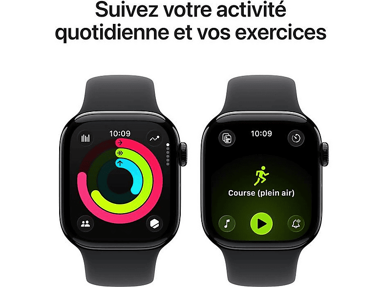 APPLE Watch Series 11 — Smartwatch, Aluminio, Negro, S/M, vista 4