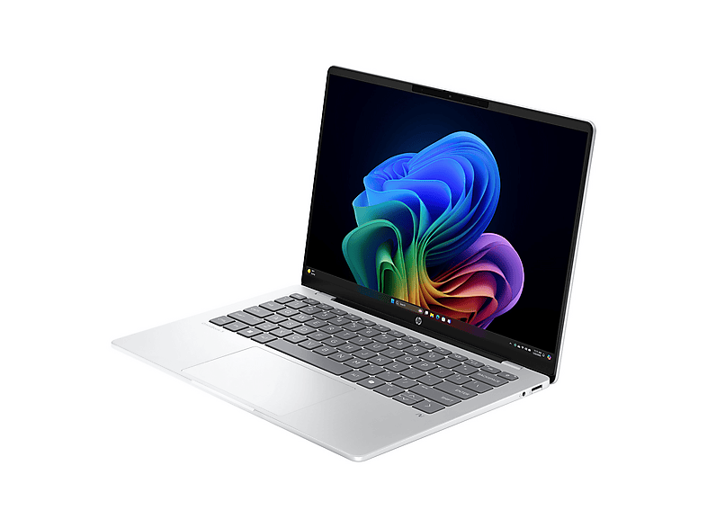 HP OmniBook 5 Next Gen AI 14-he0015ns Copilot+PC — Portátil, 16GB RAM, 512 GB SSD, 14" DCI 2K, Snapdragon X1-26-100 45 TOPS, vista 3