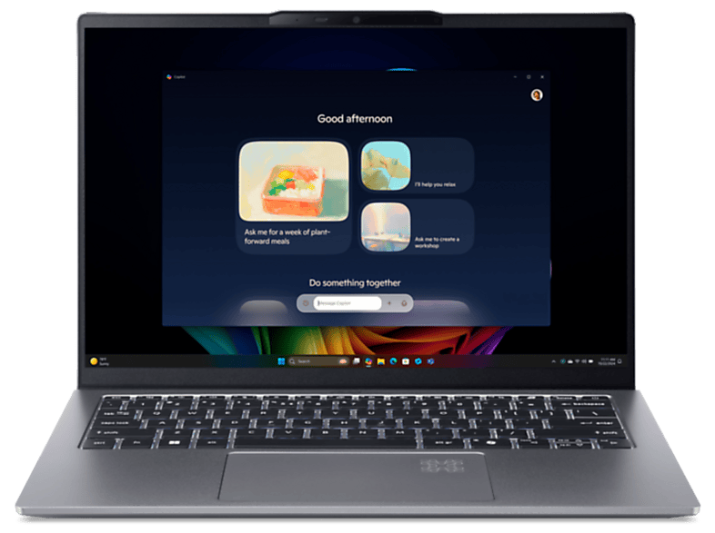 ACER Swift Go 14 AI SFG14-64-R0YP Copilot+ PC — Portátil, 32GB RAM, 1TB SSD, Radeon™ 860M, 14" WUXGA