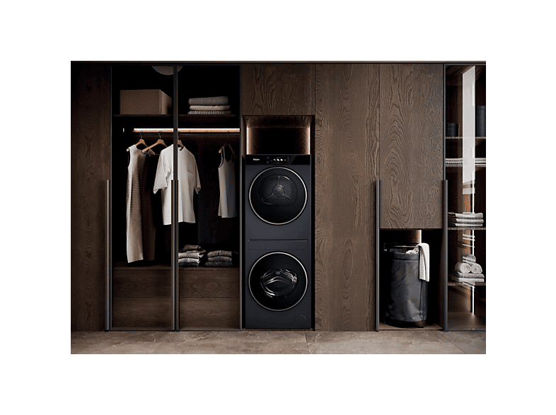 HAIER CLC108GNU1 — Lavadora secadora, Torre de lavado 10 kg+8 kg, Autodosificación, Antracita, 1400 rpm, vista 12