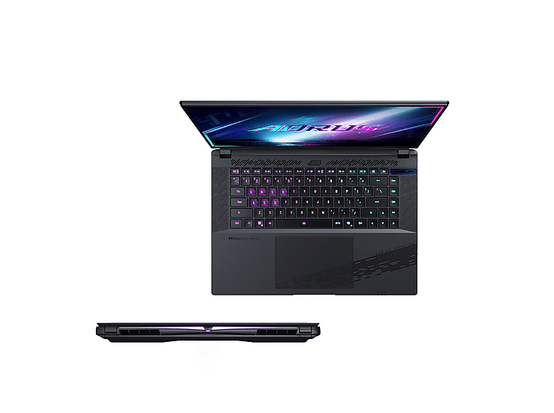 GIGABYTE AORUS ELITE 16 BWHC3ESC64SH — Portátil gaming, 32 GB RAM, 1 TB SSD, 16" WQXGA, Intel® Core™ Ultra 9 275HX, vista 3