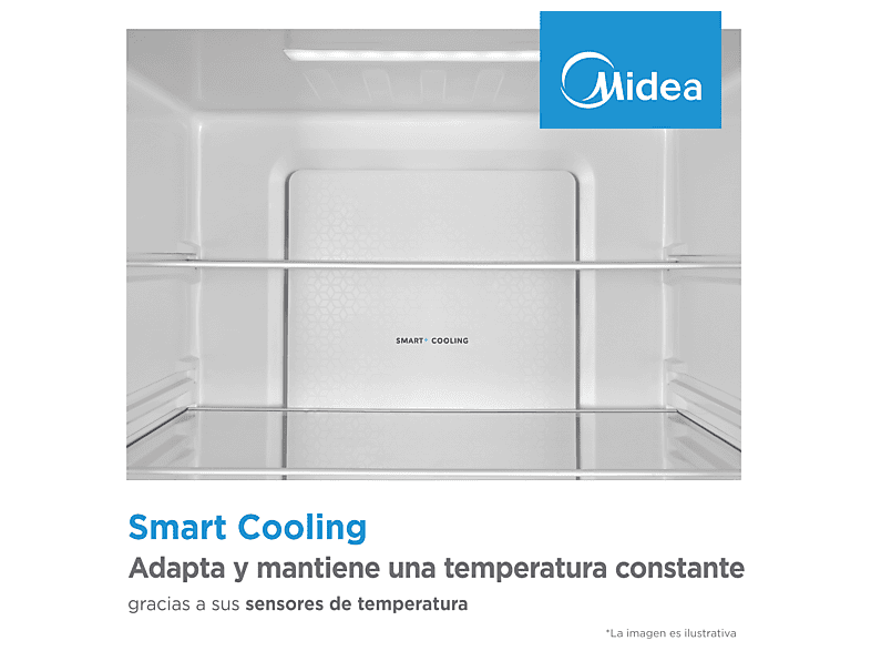 MIDEA MDRT489MTE02E — Frigorífico dos puertas, 172.4 cm Alto, Inverter, Inox, No Frost, vista 6