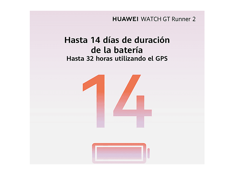 HUAWEI WATCH GT Runner 2 — Smartwatch, Azul, Reloj Inteligente con GPS Ultra Preciso en runnning, 14 días Autonomía, Maratón Mode, vista 11