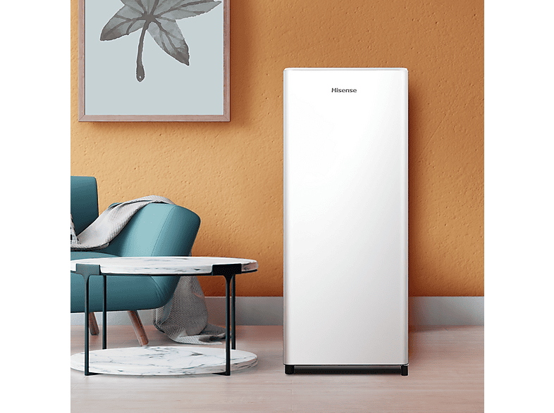 HISENSE RR220D4BWE — Frigorífico una puerta, Cíclico, 126.5 cm, 165 L, Blanco, vista 11